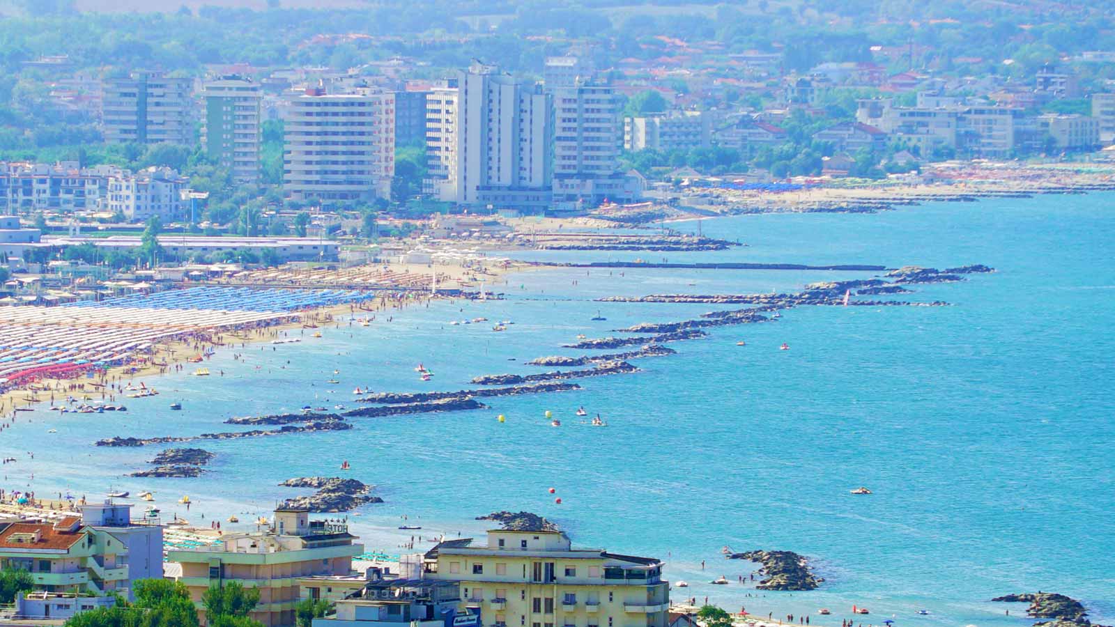 Aerial view of Cattolica