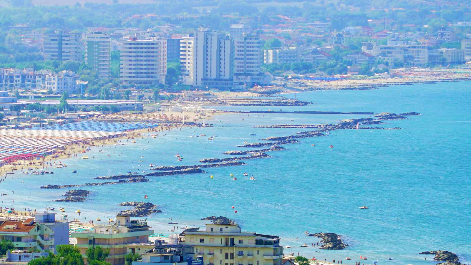 Vista aerea di Cattolica